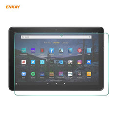For Amazon Fire HD 10 / HD 10 Plus 2021 ENKAY Hat-Prince 0.33mm 9H Surface Hardness 2.5D Explosion-proof Tempered Glass Protector Film, 1 PCS, 2 PCS