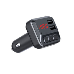 C6 MP3 Modulator Hands-free Wireless Audio Receiver 3.1A Dual USB Fast Charger FM Transmitter Car Kit, C6