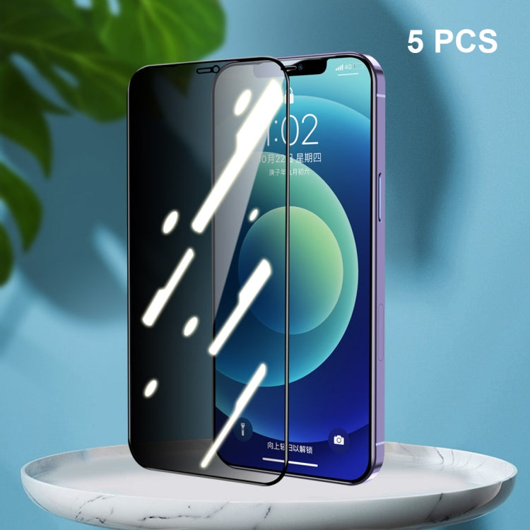 5 PCS ENKAY Hat-Prince Full Coverage 28 Degree Privacy Screen Protector Anti-spy Tempered Glass Film, For iPhone 12 / 12 Pro, For iPhone 12 mini, For iPhone 12 Pro Max, For iPhone 11 Pro / XS / X, For iPhone 11 / XR, For iPhone 11 Pro Max 5 PCS ENKAY Hat-Prince Full Coverage 28 Degree Privacy Screen Protector Anti-spy Tempered Glass Film, For iPhone 12 / 12 Pro, For iPhone 12 mini, For iPhone 12 Pro Max, For iPhone 11 Pro / XS / X, For iPhone 11 / XR, For iPhone 11 Pro Max