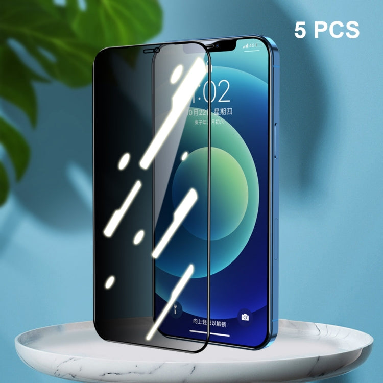 5 PCS ENKAY Hat-Prince Full Coverage 28 Degree Privacy Screen Protector Anti-spy Tempered Glass Film, For iPhone 12 / 12 Pro, For iPhone 12 mini, For iPhone 12 Pro Max, For iPhone 11 Pro / XS / X, For iPhone 11 / XR, For iPhone 11 Pro Max 5 PCS ENKAY Hat-Prince Full Coverage 28 Degree Privacy Screen Protector Anti-spy Tempered Glass Film, For iPhone 12 / 12 Pro, For iPhone 12 mini, For iPhone 12 Pro Max, For iPhone 11 Pro / XS / X, For iPhone 11 / XR, For iPhone 11 Pro Max