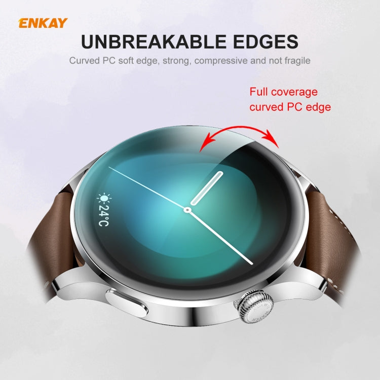 For Huawei WATCH 3 46mm ENKAY Hat-Prince 3D Full Coverage Soft PC Edge + PMMA HD Screen Protector Film, For Huawei WATCH 3 46mm (1 PC), For Huawei WATCH 3 46mm (2 PCS), For Huawei WATCH 3 46mm (5 PCS), For Huawei WATCH 3 46mm (10 PCS) For Huawei WATCH 3 46mm ENKAY Hat-Prince 3D Full Coverage Soft PC Edge + PMMA HD Screen Protector Film, For Huawei WATCH 3 46mm (1 PC), For Huawei WATCH 3 46mm (2 PCS), For Huawei WATCH 3 46mm (5 PCS), For Huawei WATCH 3 46mm (10 PCS)