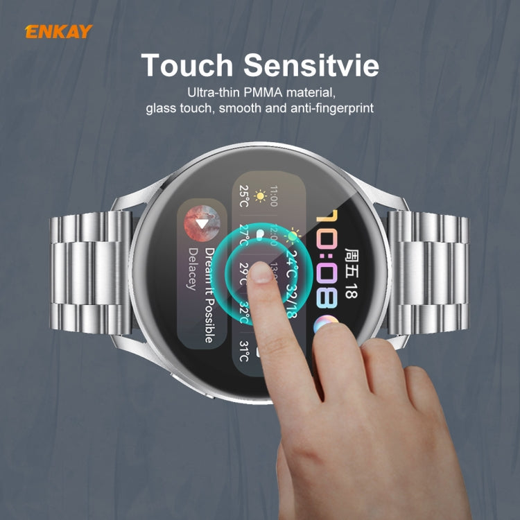 For Huawei WATCH 3 46mm ENKAY Hat-Prince 3D Full Coverage Soft PC Edge + PMMA HD Screen Protector Film, For Huawei WATCH 3 46mm (1 PC), For Huawei WATCH 3 46mm (2 PCS), For Huawei WATCH 3 46mm (5 PCS), For Huawei WATCH 3 46mm (10 PCS) For Huawei WATCH 3 46mm ENKAY Hat-Prince 3D Full Coverage Soft PC Edge + PMMA HD Screen Protector Film, For Huawei WATCH 3 46mm (1 PC), For Huawei WATCH 3 46mm (2 PCS), For Huawei WATCH 3 46mm (5 PCS), For Huawei WATCH 3 46mm (10 PCS)
