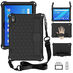 Honeycomb Design EVA + PC Material Four Corner Anti Falling Flat Protective Shell with Strap
