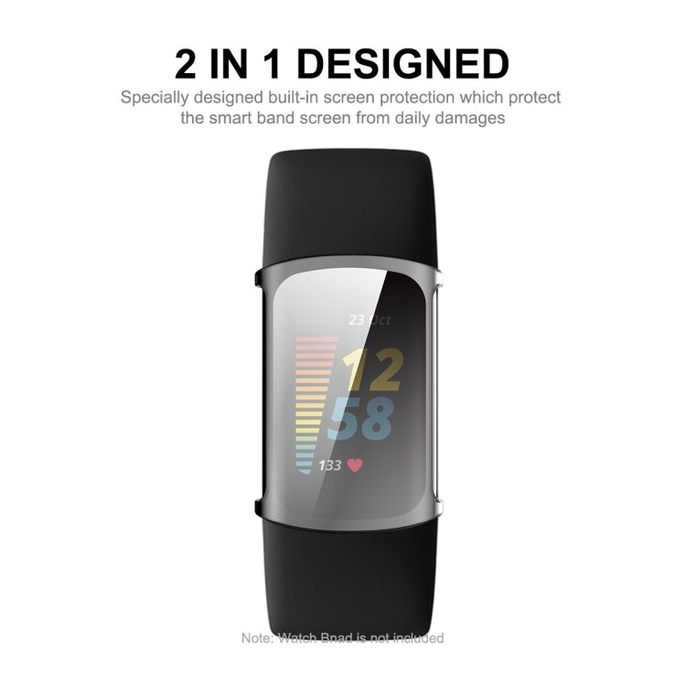 For Fitbit Charge 5 / Charge 6 ENKAY Hat-Prince Full Coverage Transparent Soft Case TPU HD Clear Cover For Fitbit Charge 5 / Charge 6 ENKAY Hat-Prince Full Coverage Transparent Soft Case TPU HD Clear Cover