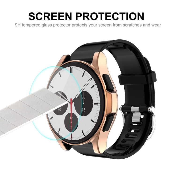 ENKAY For Samsung Galaxy Watch4 Classic 42mm ENKAY Hat-Prince Full Coverage Electroplate Soft Case TPU HD Clear Cover + Tempered Glass Protector, For Samsung Galaxy Watch4 Classic 42mm ENKAY For Samsung Galaxy Watch4 Classic 42mm ENKAY Hat-Prince Full Coverage Electroplate Soft Case TPU HD Clear Cover + Tempered Glass Protector, For Samsung Galaxy Watch4 Classic 42mm