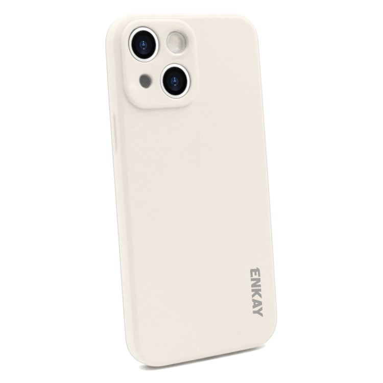 Hat-Prince ENKAY Liquid Silicone Shockproof Protective Case Drop Protection Cover + Full Coverage Tempered Glass Protector Film for iPhone 13, For iPhone 13 Hat-Prince ENKAY Liquid Silicone Shockproof Protective Case Drop Protection Cover + Full Coverage Tempered Glass Protector Film for iPhone 13, For iPhone 13