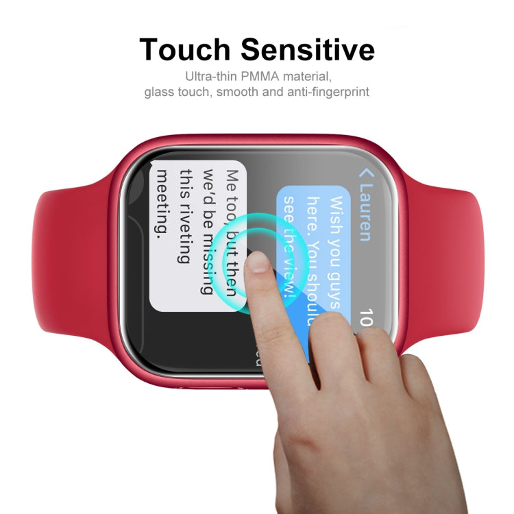 1 PCS ENKAY Hat-Prince 3D Full Coverage Soft PC Edge + PMMA HD Screen Protector Film For Apple Watch Series 9 / 8 / 7 45mm 1 PCS ENKAY Hat-Prince 3D Full Coverage Soft PC Edge + PMMA HD Screen Protector Film For Apple Watch Series 9 / 8 / 7 45mm