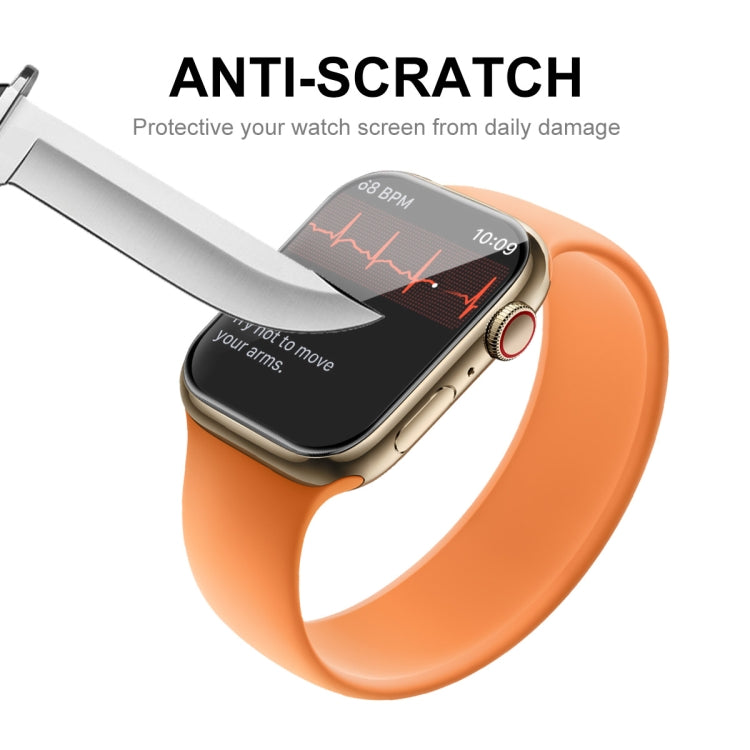 ENKAY Hat-Prince Case Friendly 3D Full Screen PET Curved Hot Bending HD Screen Protector Film For Apple Watch Series 9 / 8 / 7 41mm ENKAY Hat-Prince Case Friendly 3D Full Screen PET Curved Hot Bending HD Screen Protector Film For Apple Watch Series 9 / 8 / 7 41mm
