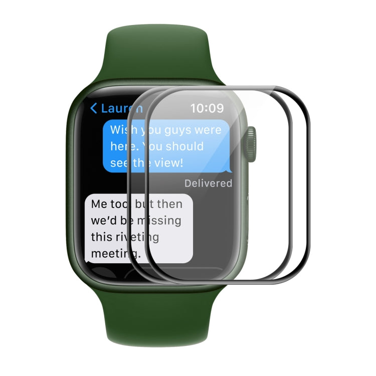 ENKAY Hat-Prince Case Friendly 3D Full Screen PET Curved Hot Bending HD Screen Protector Film For Apple Watch Series 9 / 8 / 7 41mm ENKAY Hat-Prince Case Friendly 3D Full Screen PET Curved Hot Bending HD Screen Protector Film For Apple Watch Series 9 / 8 / 7 41mm