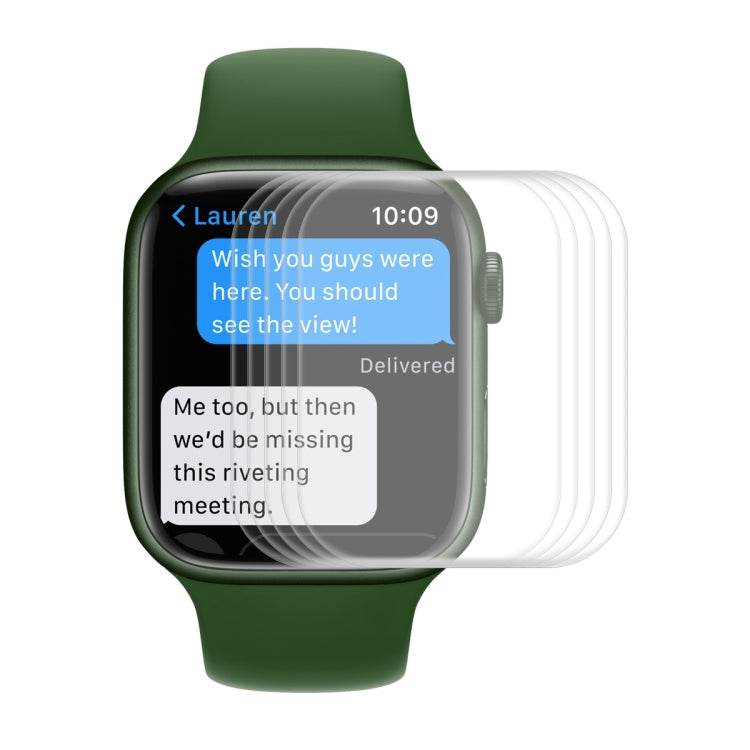 ENKAY Hat-Prince Case Friendly 3D Full Screen PET Curved Hot Bending HD Screen Protector Film For Apple Watch Series 9 / 8 / 7 41mm ENKAY Hat-Prince Case Friendly 3D Full Screen PET Curved Hot Bending HD Screen Protector Film For Apple Watch Series 9 / 8 / 7 41mm