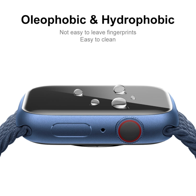ENKAY Hat-Prince Case Friendly 3D Full Screen PET Curved Hot Bending HD Film For Apple Watch Series 9 / 8 / 7 45mm ENKAY Hat-Prince Case Friendly 3D Full Screen PET Curved Hot Bending HD Film For Apple Watch Series 9 / 8 / 7 45mm