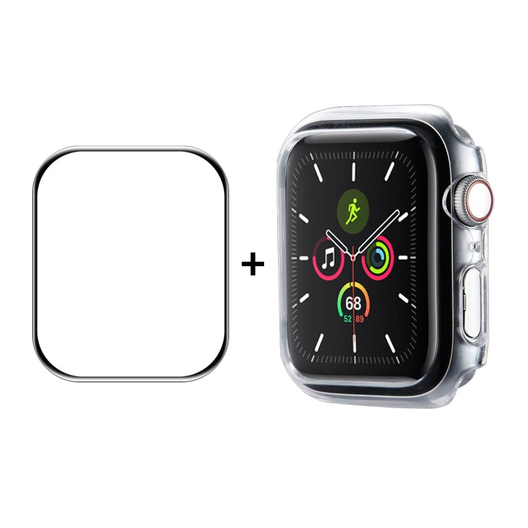 ENKAY Hat-Prince PC Frame + Full Coverage PMMA HD Screen Protector Film for Apple Watch Series 7 45mm ENKAY Hat-Prince PC Frame + Full Coverage PMMA HD Screen Protector Film for Apple Watch Series 7 45mm