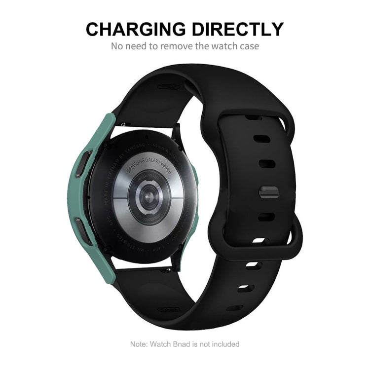 ENKAY Hat-Prince Full Coverage PC Frame + Tempered Glass Protector Composite Case for Samsung Galaxy Watch4 40mm ENKAY Hat-Prince Full Coverage PC Frame + Tempered Glass Protector Composite Case for Samsung Galaxy Watch4 40mm