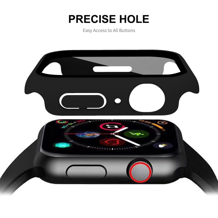 ENKAY Hat-Prince 2 in 1 PC Frame + 9H Tempered Glass Protector Full Coverage Case for Apple Watch Series 7 45mm ENKAY Hat-Prince 2 in 1 PC Frame + 9H Tempered Glass Protector Full Coverage Case for Apple Watch Series 7 45mm