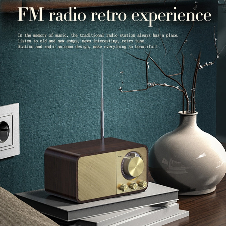 JY-66 Holz Wireless BT5.0 Retro Classic Lautsprecher FM Radio Unterstützung TF / U-Disk / AUX JY-66 Holz Wireless BT5.0 Retro Classic Lautsprecher FM Radio Unterstützung TF / U-Disk / AUX