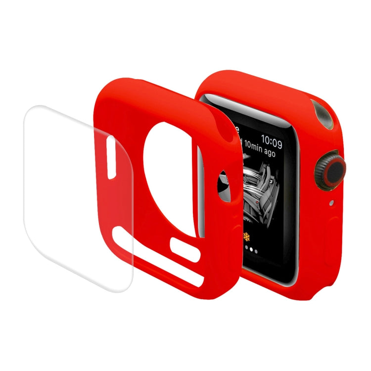 ENKAY Hat-Prince Protective TPU Watch Case + Full Coverage PET Screen Protector Film for Apple Watch Series 7 41mm ENKAY Hat-Prince Protective TPU Watch Case + Full Coverage PET Screen Protector Film for Apple Watch Series 7 41mm
