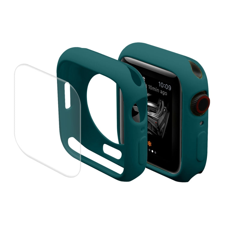 ENKAY Hat-Prince Protective TPU Watch Case + Full Coverage PET Screen Protector Film for Apple Watch Series 7 41mm ENKAY Hat-Prince Protective TPU Watch Case + Full Coverage PET Screen Protector Film for Apple Watch Series 7 41mm