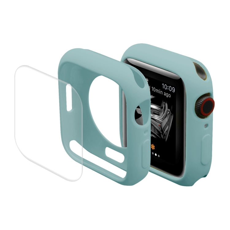 ENKAY Hat-Prince Protective TPU Watch Case + Full Coverage PET Screen Protector Film for Apple Watch Series 7 45mm ENKAY Hat-Prince Protective TPU Watch Case + Full Coverage PET Screen Protector Film for Apple Watch Series 7 45mm