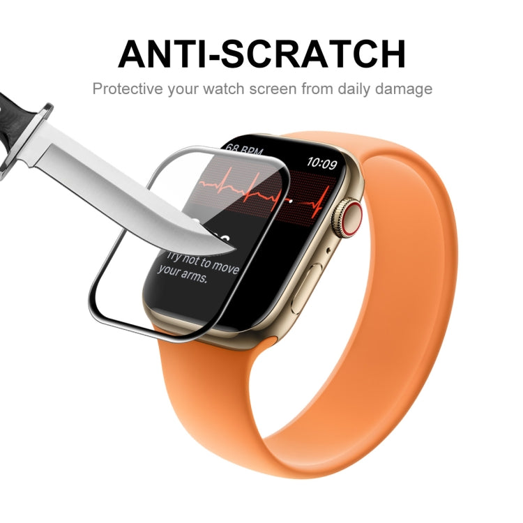 ENKAY Hat-Prince 3D Curved Edge Full Coverage Full Tempered Glass HD Screen Protector Film For Apple Watch Series 9 / 8 / 7 45mm ENKAY Hat-Prince 3D Curved Edge Full Coverage Full Tempered Glass HD Screen Protector Film For Apple Watch Series 9 / 8 / 7 45mm