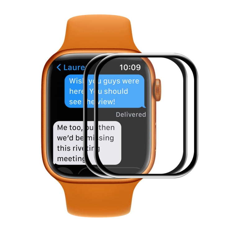 ENKAY Hat-Prince 3D Curved Edge Full Coverage Full Tempered Glass HD Screen Protector Film For Apple Watch Series 9 / 8 / 7 45mm ENKAY Hat-Prince 3D Curved Edge Full Coverage Full Tempered Glass HD Screen Protector Film For Apple Watch Series 9 / 8 / 7 45mm