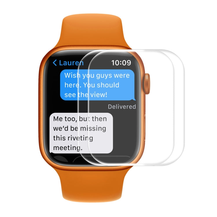 ENKAY Hat-Prince 3D Curved Edge Full Coverage Full Tempered Glass HD Screen Protector Film For Apple Watch Series 9 / 8 / 7 45mm ENKAY Hat-Prince 3D Curved Edge Full Coverage Full Tempered Glass HD Screen Protector Film For Apple Watch Series 9 / 8 / 7 45mm