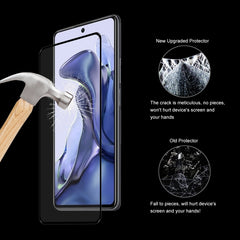 For Xiaomi Mi 11T / 11T Pro ENKAY Hat-Prince Full Glue 0.26mm 9H 2.5D Tempered Glass Screen Protector Full Coverage Film