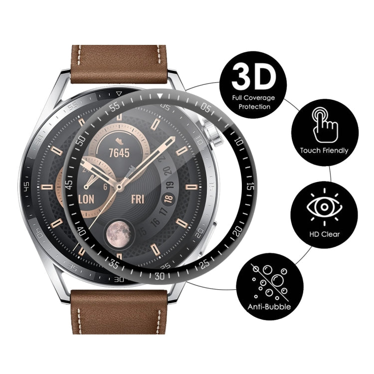 For Huawei Watch GT 3 46mm ENKAY Hat-Prince Full Coverage 3D Curved Soft PC Edge + PMMA HD Screen Protector Film, 1 PC, 2 PCS, 5 PCS, 10 PCS For Huawei Watch GT 3 46mm ENKAY Hat-Prince Full Coverage 3D Curved Soft PC Edge + PMMA HD Screen Protector Film, 1 PC, 2 PCS, 5 PCS, 10 PCS