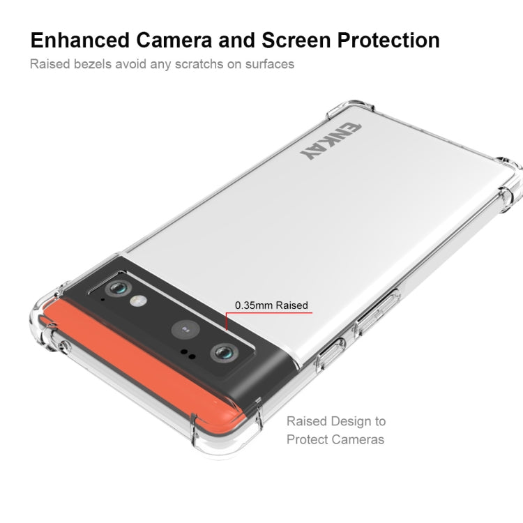 ENKAY Transparent TPU Shockproof Case, For Google Pixel 6, For Google Pixel 6 Pro ENKAY Transparent TPU Shockproof Case, For Google Pixel 6, For Google Pixel 6 Pro