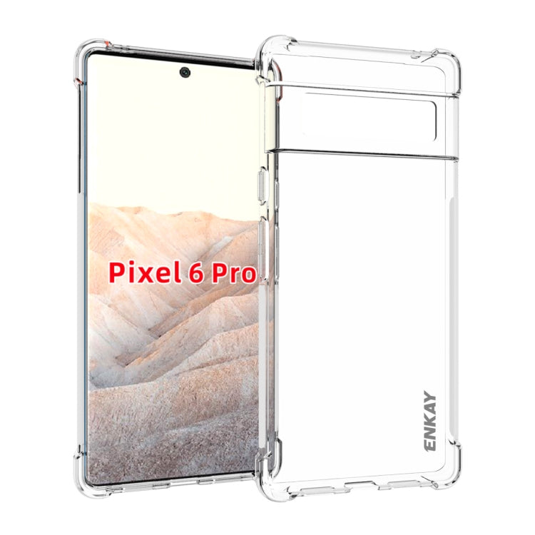 ENKAY Transparent TPU Shockproof Case, For Google Pixel 6, For Google Pixel 6 Pro ENKAY Transparent TPU Shockproof Case, For Google Pixel 6, For Google Pixel 6 Pro