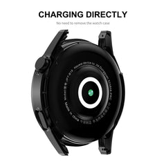 For Huawei Watch GT 3 42mm ENKAY Matte PC Frame + Tempered Glass Protector Case