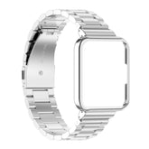 2 in 1 Three-bead Metal Strap with Watch Frame, For Xiaomi Redmi Watch 2, For Xiaomi Redmi Watch2 Lite International Version