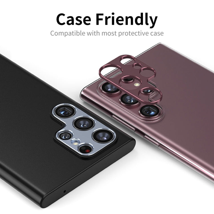 For Samsung Galaxy S22 Ultra 5G ENKAY Aluminium Alloy Camera Lens Protector Full Cover For Samsung Galaxy S22 Ultra 5G ENKAY Aluminium Alloy Camera Lens Protector Full Cover