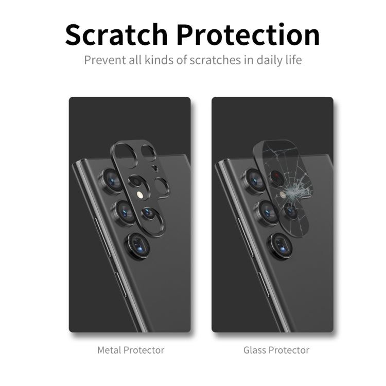 For Samsung Galaxy S22 Ultra 5G ENKAY Aluminium Alloy Camera Lens Protector Full Cover For Samsung Galaxy S22 Ultra 5G ENKAY Aluminium Alloy Camera Lens Protector Full Cover