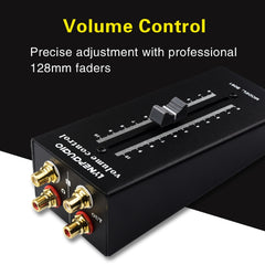 Preamplificador pasivo Fuente Caja de altavoz RCA Sin controlador de ajuste de volumen de potencia, preamplificador pasivo