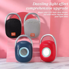 Minialtavoz portátil inalámbrico para exteriores T&G TG321 TWS con luz LED, TG321