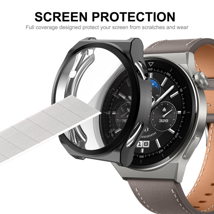 ENKAY Full Coverage Electroplated Soft TPU Case with Screen Protection, For Huawei Watch GT 3 Pro 43mm, For Huawei Watch GT 3 Pro 46mm ENKAY Full Coverage Electroplated Soft TPU Case with Screen Protection, For Huawei Watch GT 3 Pro 43mm, For Huawei Watch GT 3 Pro 46mm