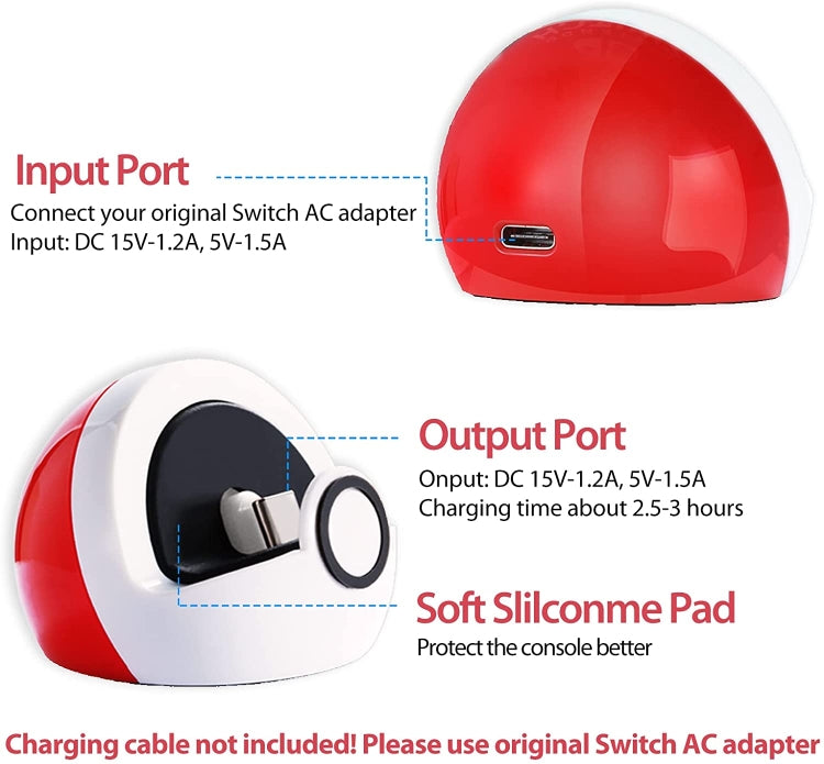 For Nintendo Switch and Switch Lite NS Nintendo Game Console Mini Portable Charging Dock Stand For Nintendo Switch and Switch Lite NS Nintendo Game Console Mini Portable Charging Dock Stand