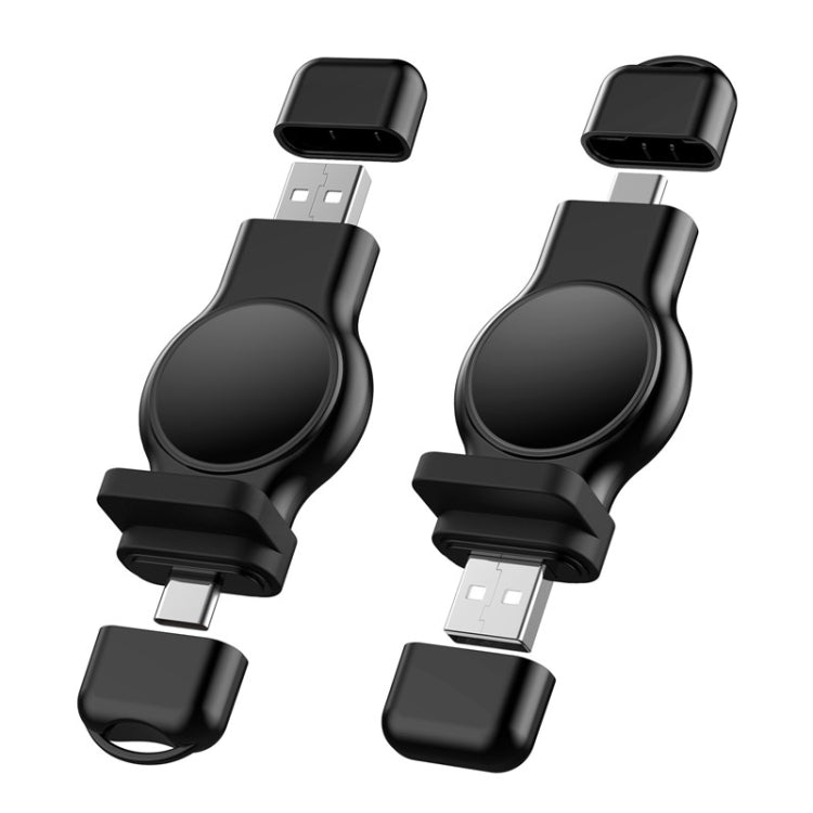 A05 2 in 1 Type C / USB-C to USB-A Magnetic Quick Wireless Charger for Apple Watch A05 2 in 1 Type C / USB-C to USB-A Magnetic Quick Wireless Charger for Apple Watch