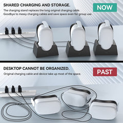 For Oculus Quest 2 VR Charging Stand VR Accessories Host Storage Bracket Charging Stand, VR Charging Stand