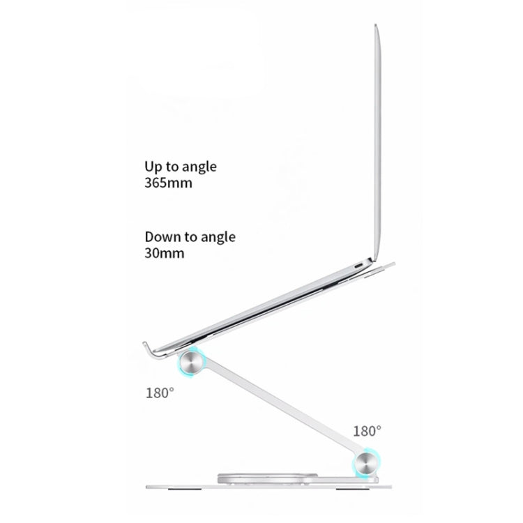 BONERUY L02 Laptop Stand 360 Degrees Rotating Dissipation Heat Aluminum Alloly Holder, L02 BONERUY L02 Laptop Stand 360 Degrees Rotating Dissipation Heat Aluminum Alloly Holder, L02