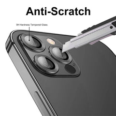 ENKAY 9H Rear Lens Metal Ring Tempered Glass Film For iPhone 14 Pro / 14 Pro Max, For iPhone 14 Pro / 14 Pro Max, For iPhone 14 Pro / 14 Pro Max(Purple)