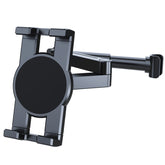 A081+X159 Car Backseat Headrest Tablet Bracket Long Arm Collapsible Mount