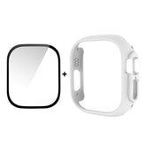 For Apple Watch Ultra 3 / 2 / 1 49mm ENKAY 2 in 1 PC Case + Full Coverage 9H Tempered Glass Film