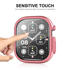 For Apple Watch Ultra 3 / 2 / 1 49mm ENKAY Full Coverage Electroplated Soft TPU Case with Screen Film
