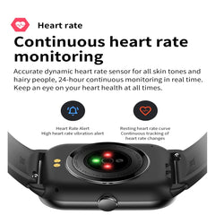 KT65 1.9 inch Color Screen Smart Watch,Support Heart Rate Monitoring/Blood Pressure Monitoring