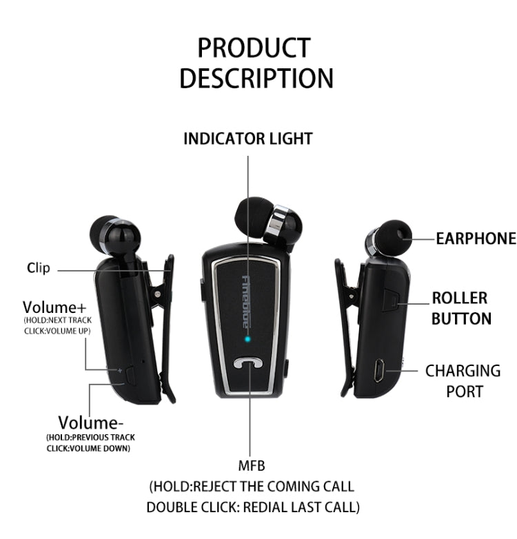 Fineblue F-V3 Bluetooth 4.1 Wireless Stereo Bluetooth In-Ear Earphone Mini Headset, F-V3 Black, F-V3 White, F-V3 Gold Fineblue F-V3 Bluetooth 4.1 Wireless Stereo Bluetooth In-Ear Earphone Mini Headset, F-V3 Black, F-V3 White, F-V3 Gold