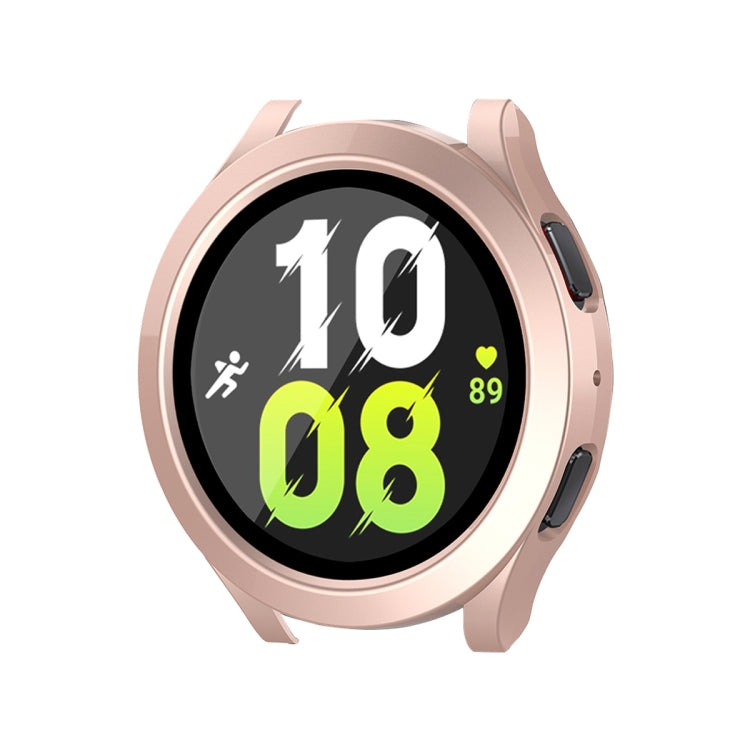 For Samsung Galaxy Watch4/5 44mm ENKAY Hat-Prince Waterproof Full Coverage PC Frame + 9H Tempered Glass Case For Samsung Galaxy Watch4/5 44mm ENKAY Hat-Prince Waterproof Full Coverage PC Frame + 9H Tempered Glass Case