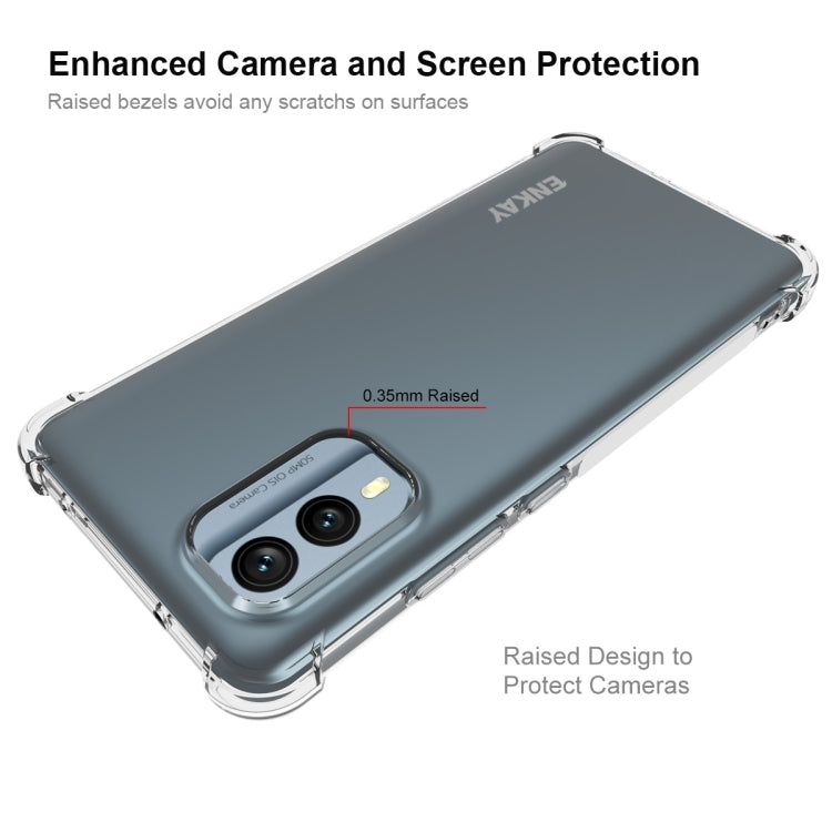 For Nokia X30 5G ENKAY Hat-Prince Clear TPU Shockproof Phone Case, For Nokia X30 5G For Nokia X30 5G ENKAY Hat-Prince Clear TPU Shockproof Phone Case, For Nokia X30 5G