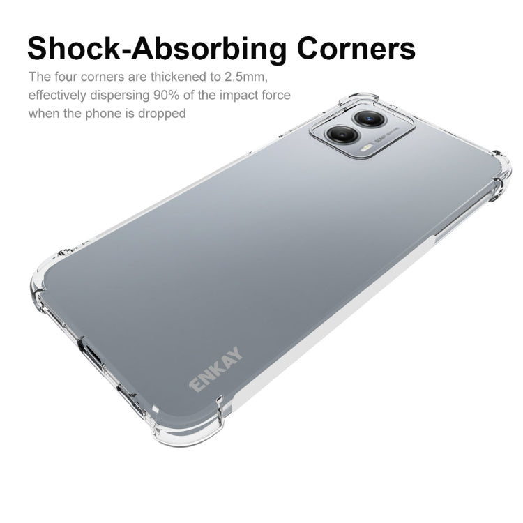 ENKAY Transparent TPU Shockproof Phone Case, For Motorola Moto G 5G 2023, For Motorola Moto G53 5G, For Motorola Moto X40 5G ENKAY Transparent TPU Shockproof Phone Case, For Motorola Moto G 5G 2023, For Motorola Moto G53 5G, For Motorola Moto X40 5G