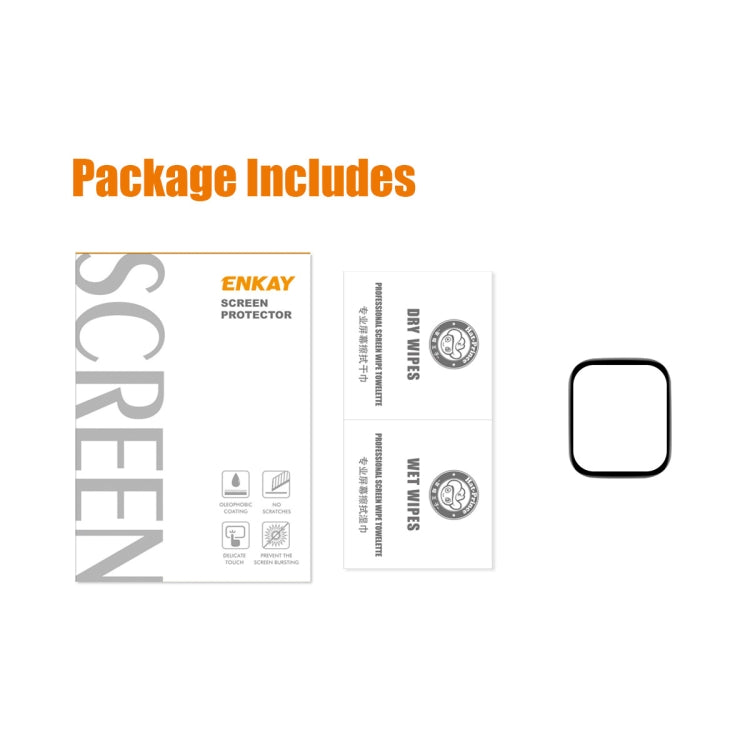 For Redmi Watch 3 ENKAY 3D Full Coverage Soft PC Edge + PMMA HD Screen Protector Film, 1 PCS, 2 PCS, 5 PCS, 10 PCS For Redmi Watch 3 ENKAY 3D Full Coverage Soft PC Edge + PMMA HD Screen Protector Film, 1 PCS, 2 PCS, 5 PCS, 10 PCS